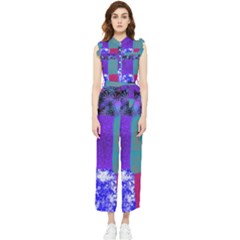 Patches Women s Frill Top Jumpsuit