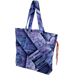 Different Volumes Drawstring Tote Bag by MRNStudios