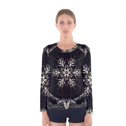 Bnw Mandala Women s Long Sleeve Tee by MRNStudios