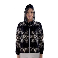 Bnw Mandala Women s Hooded Windbreaker by MRNStudios