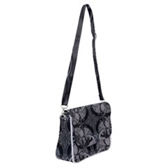 Lunar Phases Shoulder Bag With Back Zipper by MRNStudios