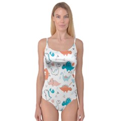 Funny Dinosaurs Kids Camisole Leotard  by SychEva