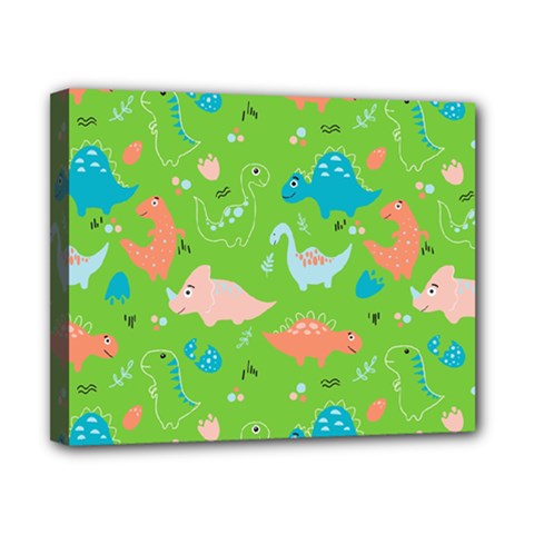 Funny Dinosaur Canvas 10  X 8  (stretched) by SychEva