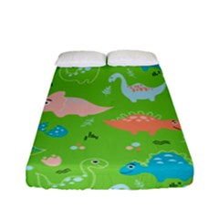 Funny Dinosaur Fitted Sheet (full/ Double Size) by SychEva