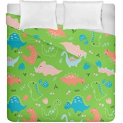 Funny Dinosaur Duvet Cover Double Side (king Size) by SychEva