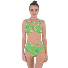 Funny Dinosaur Bandaged Up Bikini Set  by SychEva