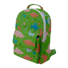 Funny Dinosaur Flap Pocket Backpack (large) by SychEva