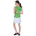 Funny Dinosaur Women s Sleeveless Sports Top View2