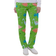 Funny Dinosaur Women s Casual Pants by SychEva