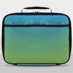 Gradient Blue Green Full Print Lunch Bag by ddcreations