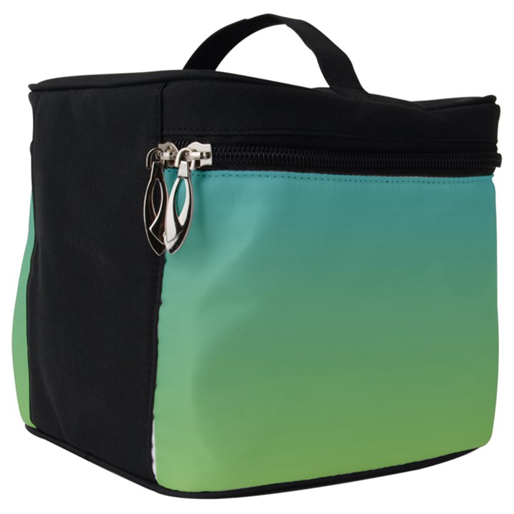 gradient blue green Make Up Travel Bag (Big)