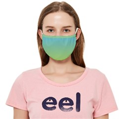 Gradient Blue Green Cloth Face Mask (adult) by ddcreations