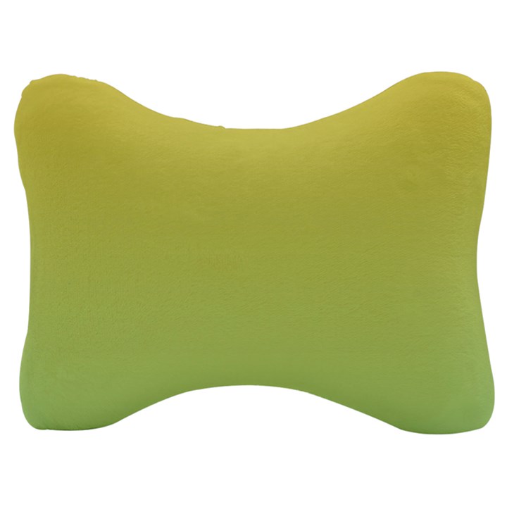 gradient yellow green Velour Seat Head Rest Cushion