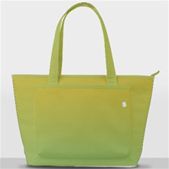 Gradient Yellow Green Back Pocket Shoulder Bag  by ddcreations