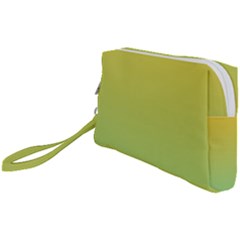 Gradient Yellow Green Wristlet Pouch Bag (small)