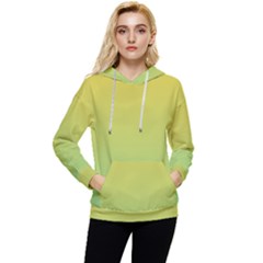 Gradient Yellow Green Women s Lightweight Drawstring Hoodie by ddcreations