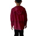 Black Splashes On Red Background Kids  Hooded Windbreaker View2