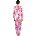 Red Splashes On A White Background OnePiece Jumpsuit (Ladies)  View2