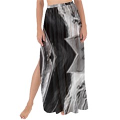 Compressed Carbon Maxi Chiffon Tie-up Sarong by MRNStudios