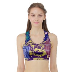 Mash Up Sports Bra With Border