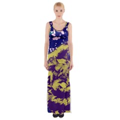 Mash Up Thigh Split Maxi Dress