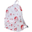 Red Drops On White Background The Plain Backpack View1