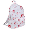 Red Drops On White Background The Plain Backpack View2