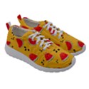 Slices Of Juicy Red Watermelon On A Yellow Background Athletic Shoes View3