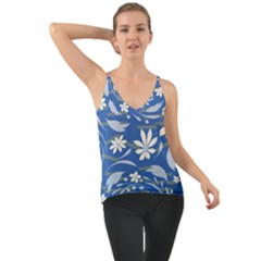 Folk Flowers Pattern Chiffon Cami by Eskimos