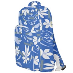 Folk Flowers Pattern Double Compartment Backpack by Eskimos