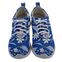 Folk Flowers Pattern Athletic Shoes by Eskimos