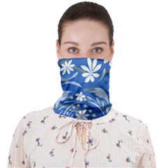 Folk Flowers Pattern Face Covering Bandana (adult) by Eskimos