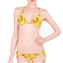 Folk flowers pattern Classic Bikini Set View1