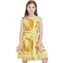 Folk flowers pattern Kids  Skater Dress View1