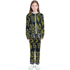 Folk Flowers Pattern  Kids  Tracksuit by Eskimos