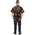 Folk flowers pattern  Men s Short Sleeve Shirt View2