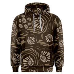 Folk Flowers Pattern  Men s Overhead Hoodie by Eskimos