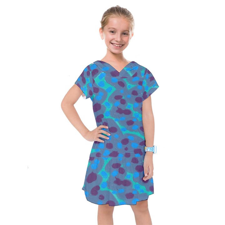 Spotted Kids  Drop Waist Dress