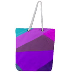 7 Colors Full Print Rope Handle Tote (large)