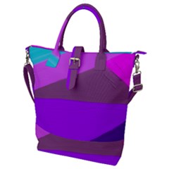 7 Colors Buckle Top Tote Bag