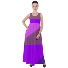 7 Colors Empire Waist Velour Maxi Dress