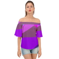 7 Colors Off Shoulder Short Sleeve Top