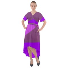 7 Colors Front Wrap High Low Dress by kiernankallan