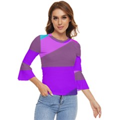 7 Colors Bell Sleeve Top