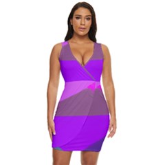 7 Colors Draped Bodycon Dress