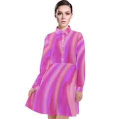 Peppermint  Long Sleeve Chiffon Shirt Dress by kiernankallan