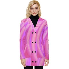 Peppermint  Button Up Hooded Coat 