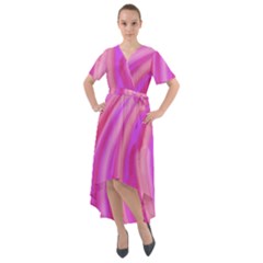 Peppermint  Front Wrap High Low Dress by kiernankallan