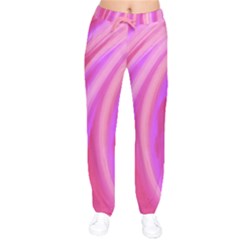 Peppermint  Women Velvet Drawstring Pants