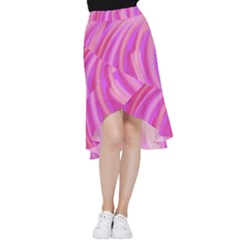 Peppermint  Frill Hi Low Chiffon Skirt